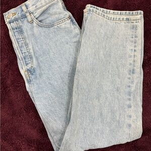 Everlane Light Blue Denim Jeans Wide Leg